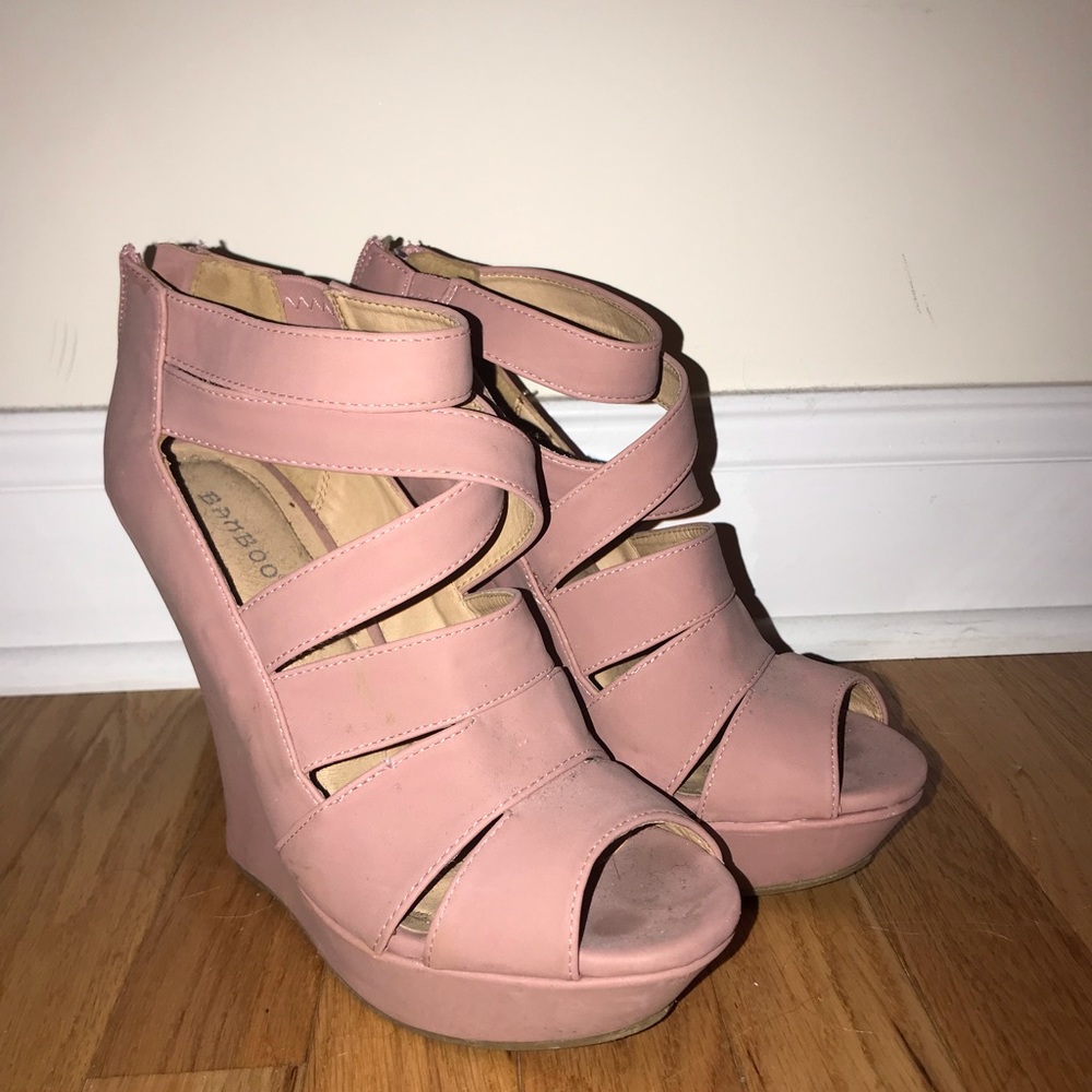 Pink heels